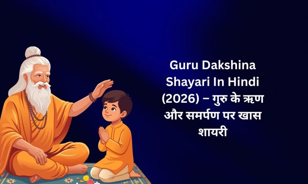 【400+】Best Guru Dakshina Shayari In Hindi (2026) – गुरु के ऋण और समर्पण पर खास शायरी 🌸