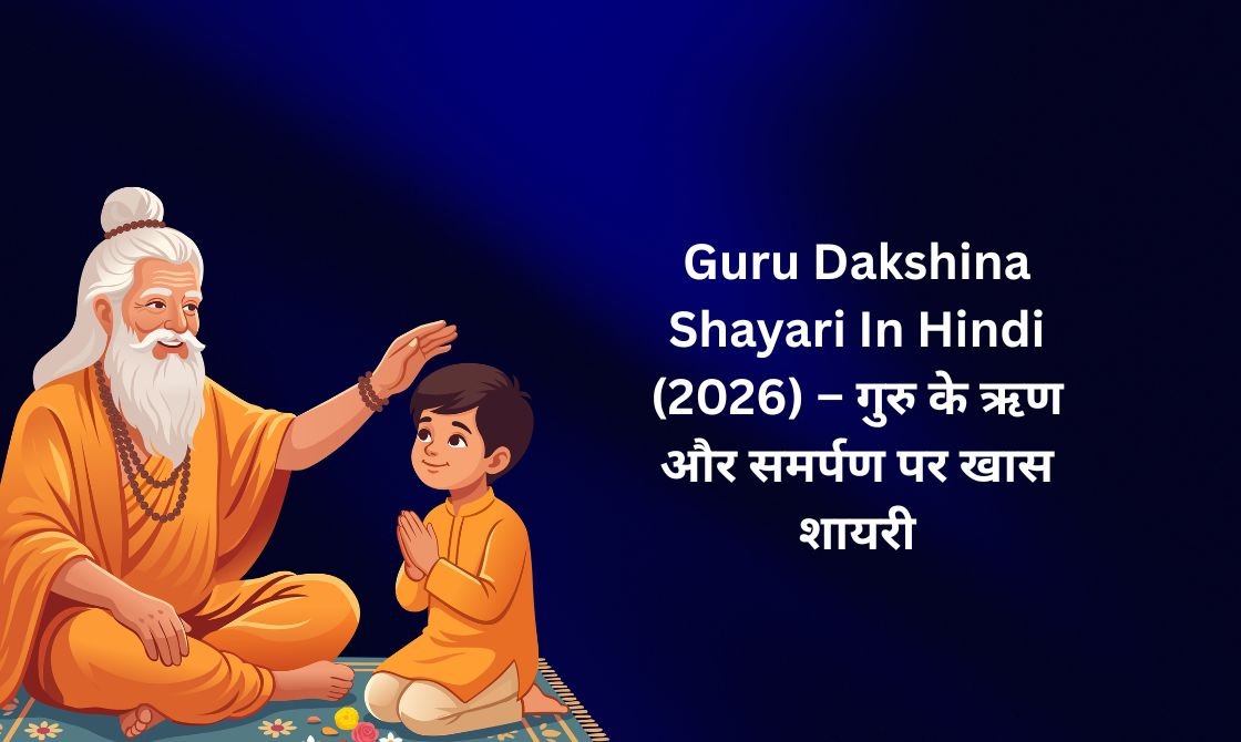 【400+】Best Guru Dakshina Shayari In Hindi (2026) – गुरु के ऋण और समर्पण पर खास शायरी 🌸