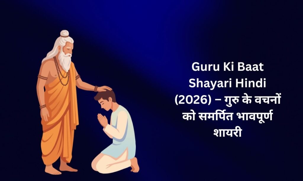 【500+】Guru Ki Baat Shayari Hindi (2026) – गुरु के वचनों को समर्पित भावपूर्ण शायरी ❤️