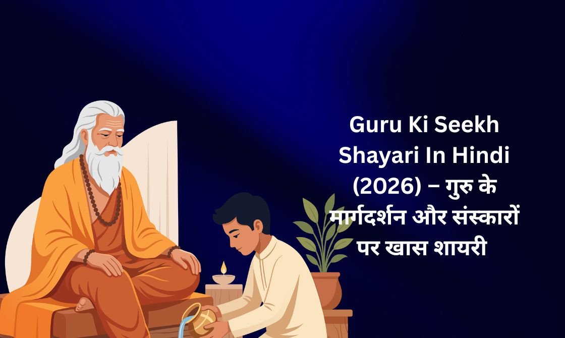 【300+】Best Guru Ki Seekh Shayari In Hindi (2026) – गुरु के मार्गदर्शन और संस्कारों पर खास शायरी 🌸