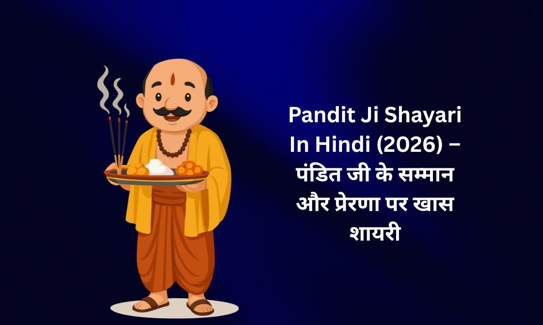 【350+】Best Pandit Ji Shayari In Hindi (2026) – पंडित जी के सम्मान और प्रेरणा पर खास शायरी 🌸