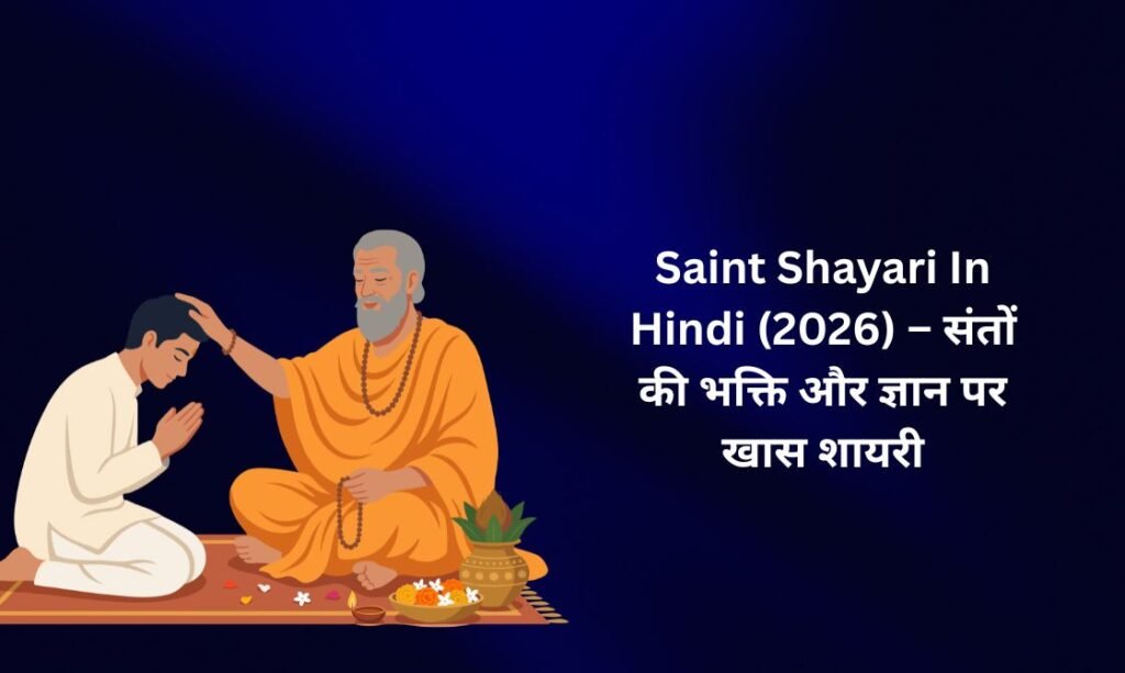 350+ Best Saint Shayari In Hindi (2026) – संतों की भक्ति और ज्ञान पर खास शायरी 🌸