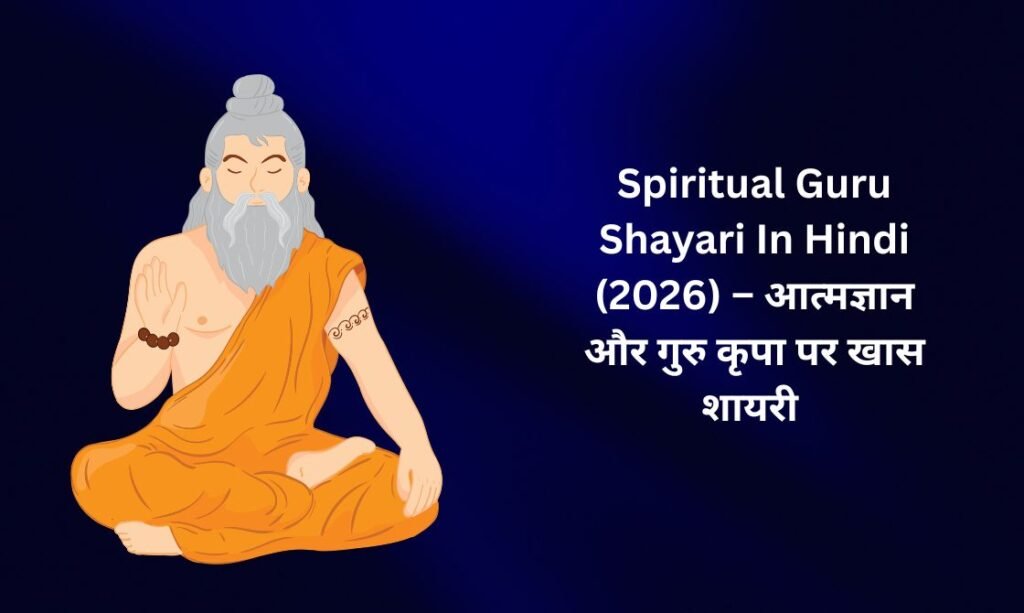 350+ Best Spiritual Guru Shayari In Hindi (2026) – आत्मज्ञान और गुरु कृपा पर खास शायरी 🌸